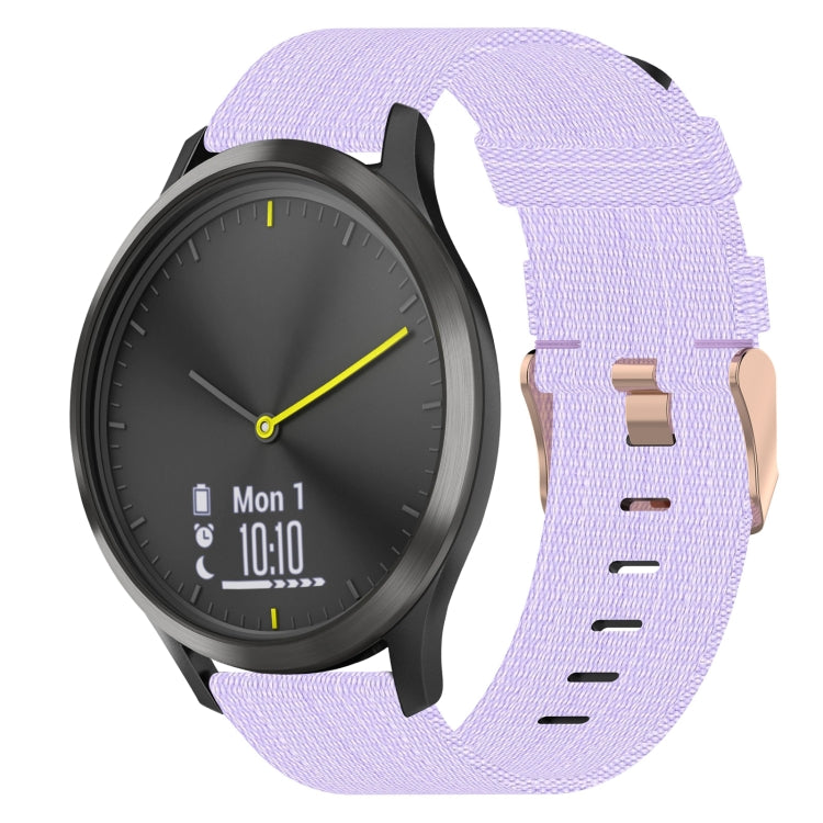 Cinturino per orologio in nylon intrecciato da 20 mm, For Garmin Garminmove Style, For Garmin Vivomove, For Garmin Vivomove HR Sport