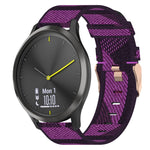 Cinturino per orologio in nylon intrecciato da 20 mm, For Garmin Garminmove Style, For Garmin Vivomove, For Garmin Vivomove HR Sport