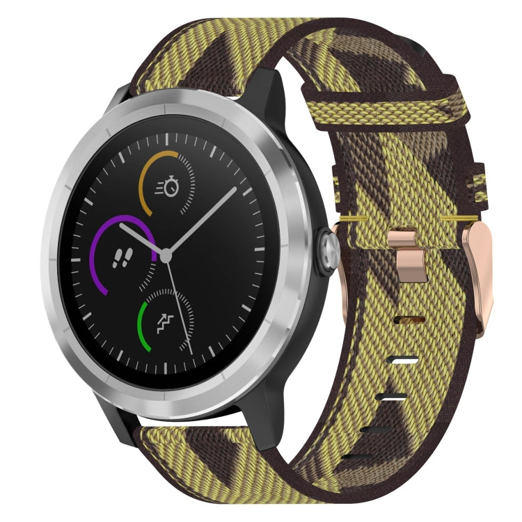 Cinturino per orologio in nylon intrecciato da 20 mm, For Garmin Vivoactive 3, For Garmin Vivoactive3 Music, For Garmin Forerunner 245