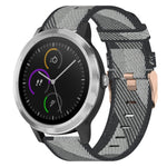 Cinturino per orologio in nylon intrecciato da 20 mm, For Garmin Vivoactive 3, For Garmin Vivoactive3 Music, For Garmin Forerunner 245