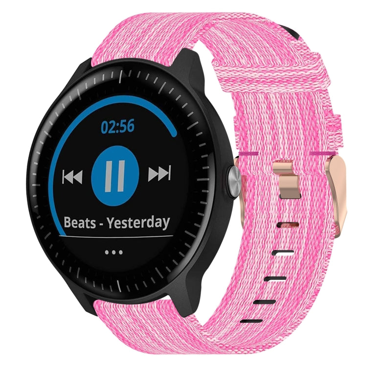 Cinturino per orologio in nylon intrecciato da 20 mm, For Garmin Vivoactive 3, For Garmin Vivoactive3 Music, For Garmin Forerunner 245
