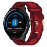 Cinturino per orologio in nylon intrecciato da 20 mm, For Garmin Vivoactive 3, For Garmin Vivoactive3 Music, For Garmin Forerunner 245
