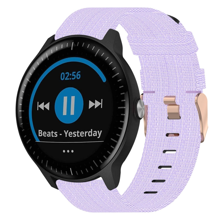Cinturino per orologio in nylon intrecciato da 20 mm, For Garmin Vivoactive 3, For Garmin Vivoactive3 Music, For Garmin Forerunner 245