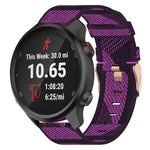 Cinturino per orologio in nylon intrecciato da 20 mm, For Garmin Vivoactive 3, For Garmin Vivoactive3 Music, For Garmin Forerunner 245