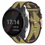 Cinturino per orologio in nylon intrecciato da 20 mm, For Garmin Forerunner 245 Music, For Garmin Forerunner 645, For Garmin Forerunner 645 Music