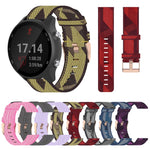 Cinturino per orologio in nylon intrecciato da 20 mm, For Garmin Forerunner 245 Music, For Garmin Forerunner 645, For Garmin Forerunner 645 Music