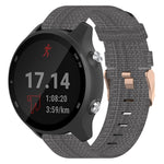 Cinturino per orologio in nylon intrecciato da 20 mm, For Garmin Forerunner 245 Music, For Garmin Forerunner 645, For Garmin Forerunner 645 Music