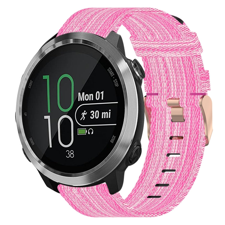 Cinturino per orologio in nylon intrecciato da 20 mm, For Garmin Forerunner 245 Music, For Garmin Forerunner 645, For Garmin Forerunner 645 Music