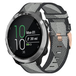 Cinturino per orologio in nylon intrecciato da 20 mm, For Garmin Forerunner 245 Music, For Garmin Forerunner 645, For Garmin Forerunner 645 Music