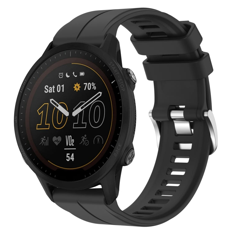Cinturino in silicone tinta unita da 22 mm, For Garmin Forerunner 955, For Garmin Descent G1