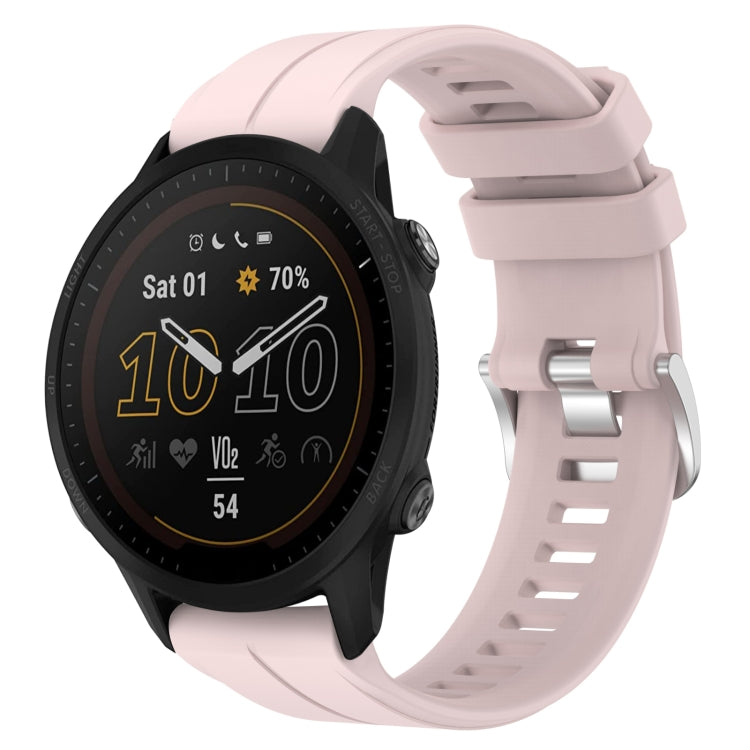 Cinturino in silicone tinta unita da 22 mm, For Garmin Forerunner 955, For Garmin Descent G1