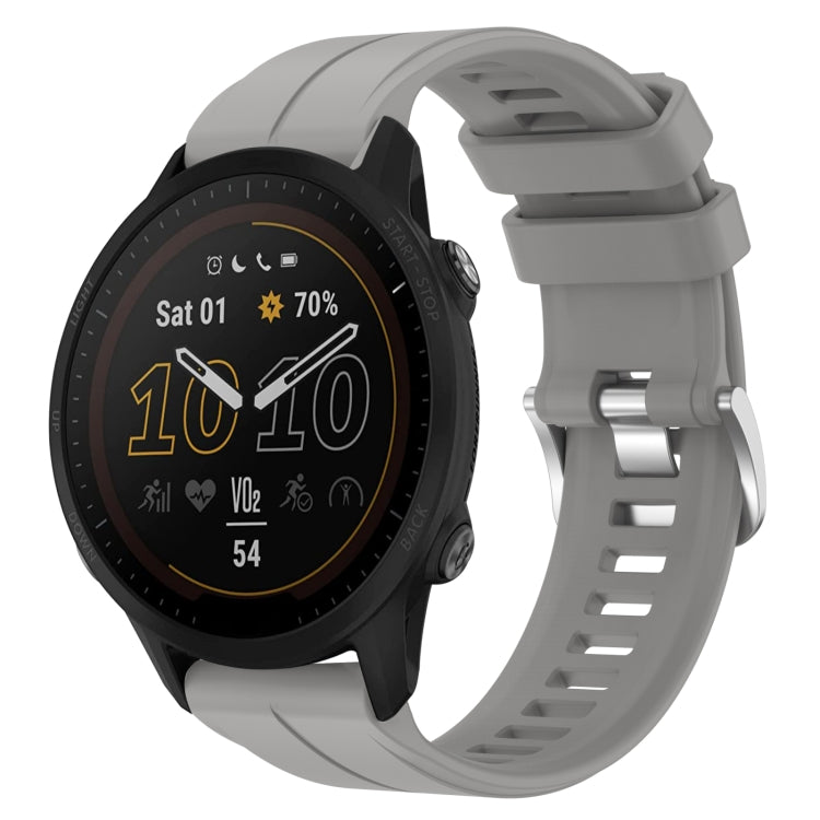 Cinturino in silicone tinta unita da 22 mm, For Garmin Forerunner 955, For Garmin Descent G1