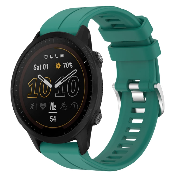 Cinturino in silicone tinta unita da 22 mm, For Garmin Forerunner 955, For Garmin Descent G1
