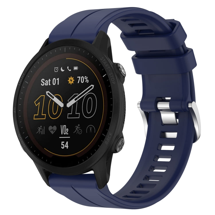 Cinturino in silicone tinta unita da 22 mm, For Garmin Forerunner 955, For Garmin Descent G1