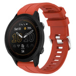 Cinturino in silicone tinta unita da 22 mm, For Garmin Forerunner 955, For Garmin Descent G1