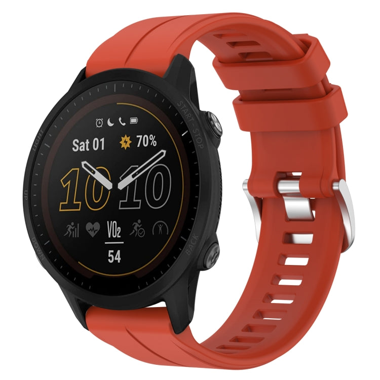 Cinturino in silicone tinta unita da 22 mm, For Garmin Forerunner 955, For Garmin Descent G1