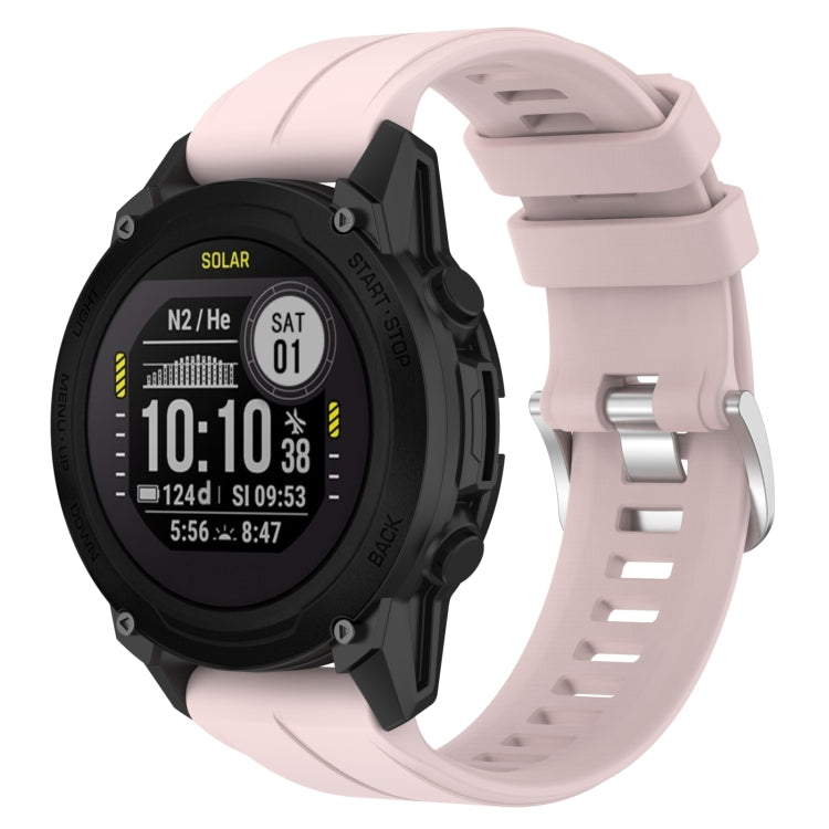 Cinturino in silicone tinta unita da 22 mm, For Garmin Forerunner 955, For Garmin Descent G1