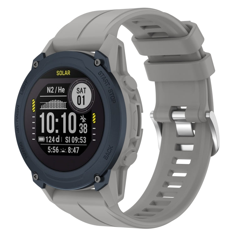 Cinturino in silicone tinta unita da 22 mm, For Garmin Forerunner 955, For Garmin Descent G1