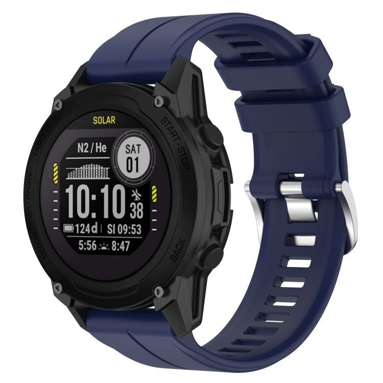 Cinturino in silicone tinta unita da 22 mm, For Garmin Forerunner 955, For Garmin Descent G1