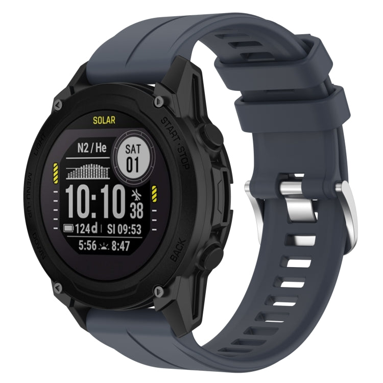 Cinturino in silicone tinta unita da 22 mm, For Garmin Forerunner 955, For Garmin Descent G1