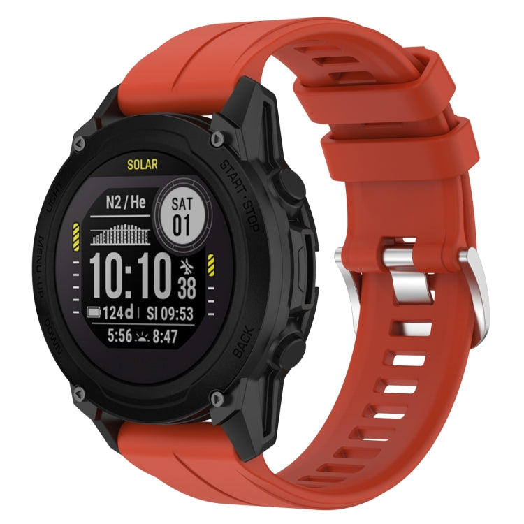 Cinturino in silicone tinta unita da 22 mm, For Garmin Forerunner 955, For Garmin Descent G1