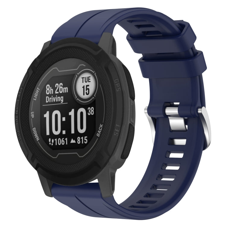 Cinturino in silicone tinta unita da 22 mm, For Garmin Instinct 2, For Garmin Instinct