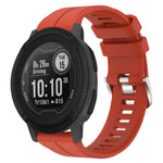 Cinturino in silicone tinta unita da 22 mm, For Garmin Instinct 2, For Garmin Instinct