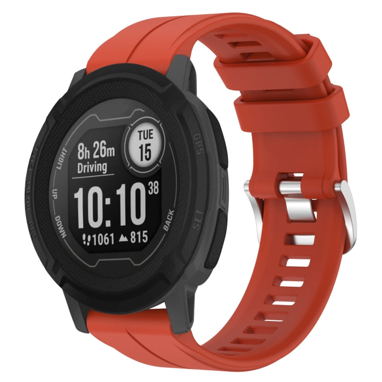 Cinturino in silicone tinta unita da 22 mm, For Garmin Instinct 2, For Garmin Instinct