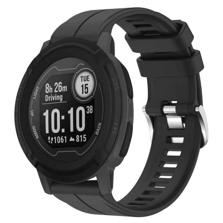 Cinturino in silicone tinta unita da 22 mm, For Garmin Instinct 2, For Garmin Instinct