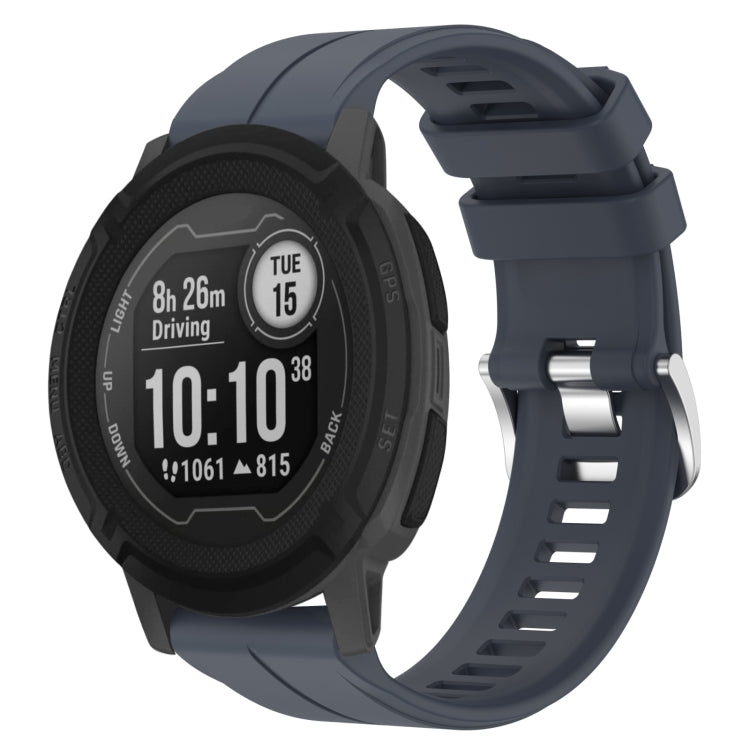 Cinturino in silicone tinta unita da 22 mm, For Garmin Instinct 2, For Garmin Instinct