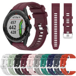 Cinturino in silicone tinta unita da 22 mm, For Garmin Approach S62, For Garmin Approach S60