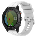 Cinturino in silicone tinta unita da 22 mm, For Garmin Approach S62, For Garmin Approach S60