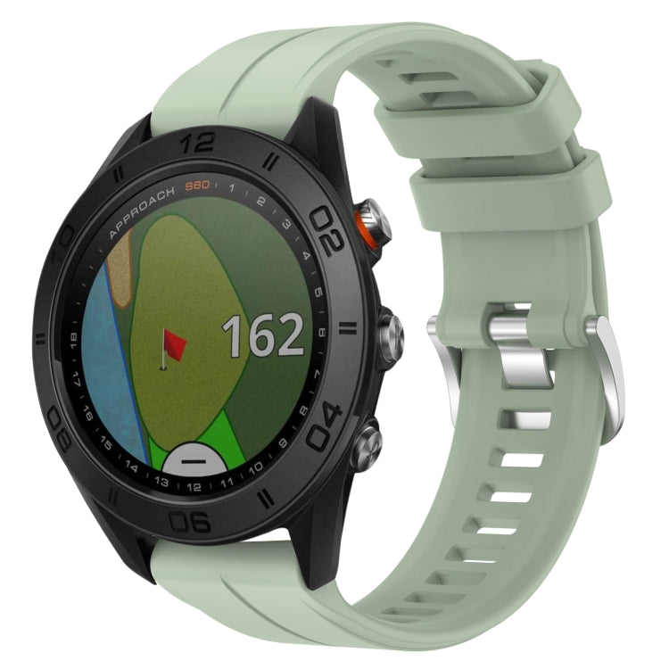 Cinturino in silicone tinta unita da 22 mm, For Garmin Approach S62, For Garmin Approach S60