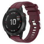 Cinturino in silicone tinta unita da 22 mm, For Garmin Fenix 6 GPS, For Garmin Fenix 6 Pro GPS
