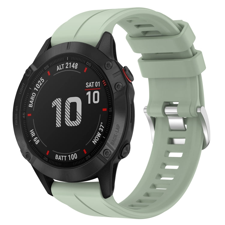 Cinturino in silicone tinta unita da 22 mm, For Garmin Fenix 6 GPS, For Garmin Fenix 6 Pro GPS