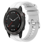 Cinturino in silicone tinta unita da 22 mm, For Garmin Fenix 6 Sapphire GPS, For Garmin Fenix 5