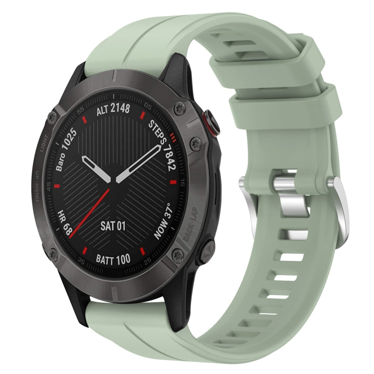 Cinturino in silicone tinta unita da 22 mm, For Garmin Fenix 6 Sapphire GPS, For Garmin Fenix 5