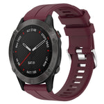 Cinturino in silicone tinta unita da 22 mm, For Garmin Fenix 6 Sapphire GPS, For Garmin Fenix 5