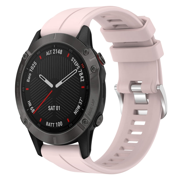 Cinturino in silicone tinta unita da 22 mm, For Garmin Fenix 6 Sapphire GPS, For Garmin Fenix 5