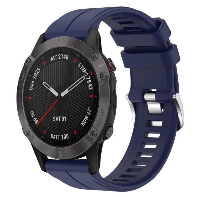 Cinturino in silicone tinta unita da 22 mm, For Garmin Fenix 6 Sapphire GPS, For Garmin Fenix 5