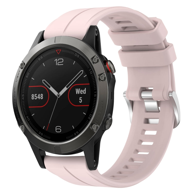 Cinturino in silicone tinta unita da 22 mm, For Garmin Fenix 6 Sapphire GPS, For Garmin Fenix 5