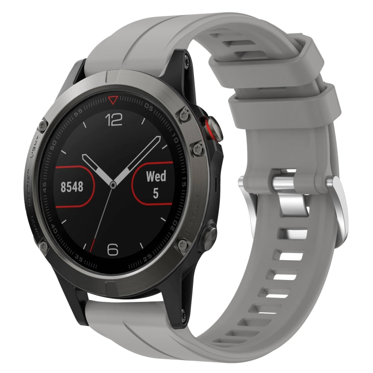 Cinturino in silicone tinta unita da 22 mm, For Garmin Fenix 6 Sapphire GPS, For Garmin Fenix 5