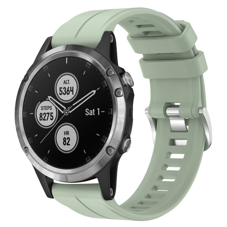 Cinturino in silicone tinta unita da 22 mm, For Garmin Fenix 5 Plus, For Garmin Quatix 5