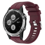 Cinturino in silicone tinta unita da 22 mm, For Garmin Fenix 5 Plus, For Garmin Quatix 5
