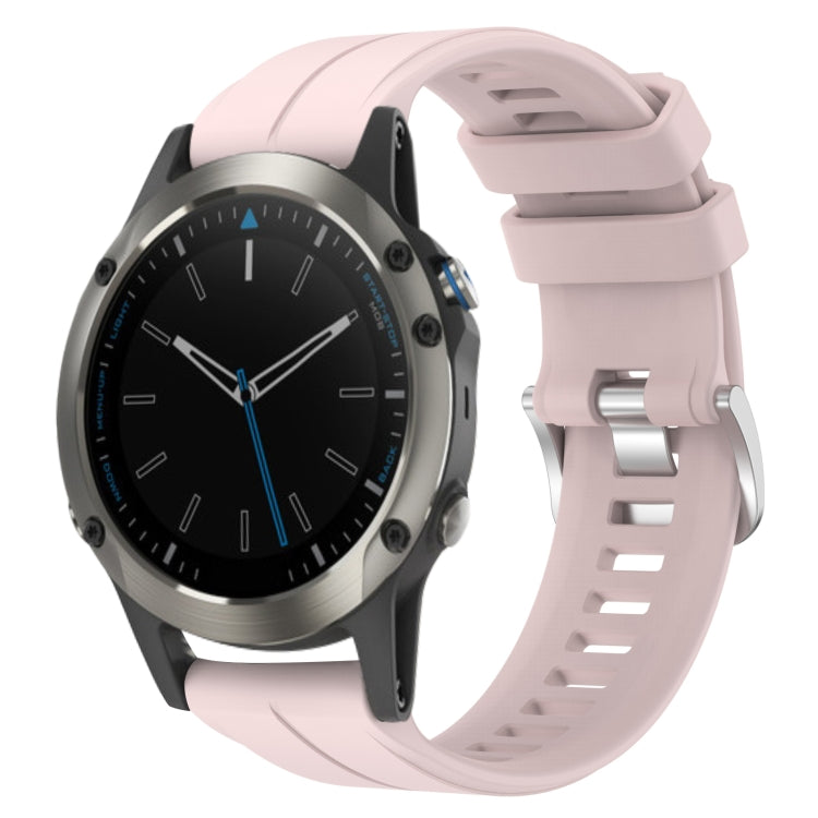 Cinturino in silicone tinta unita da 22 mm, For Garmin Fenix 5 Plus, For Garmin Quatix 5