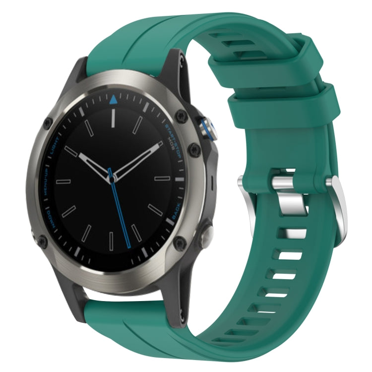 Cinturino in silicone tinta unita da 22 mm, For Garmin Fenix 5 Plus, For Garmin Quatix 5