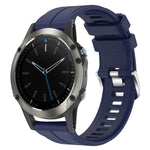 Cinturino in silicone tinta unita da 22 mm, For Garmin Fenix 5 Plus, For Garmin Quatix 5