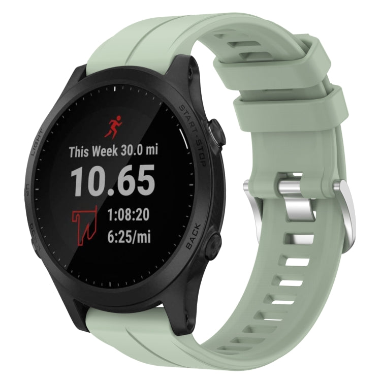 Cinturino in silicone tinta unita da 22 mm, For Garmin Quatix 5 Sapphire, For Garmin Forerunner 945