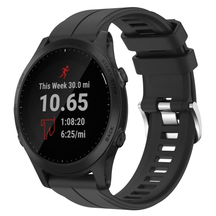 Cinturino in silicone tinta unita da 22 mm, For Garmin Quatix 5 Sapphire, For Garmin Forerunner 945