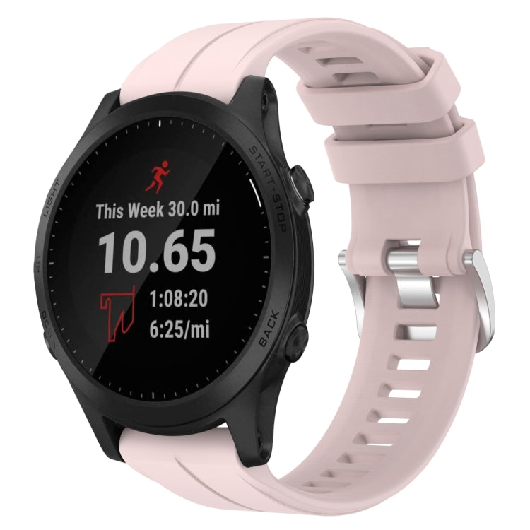 Cinturino in silicone tinta unita da 22 mm, For Garmin Quatix 5 Sapphire, For Garmin Forerunner 945